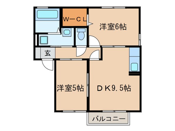 スウィートハイムの物件間取画像